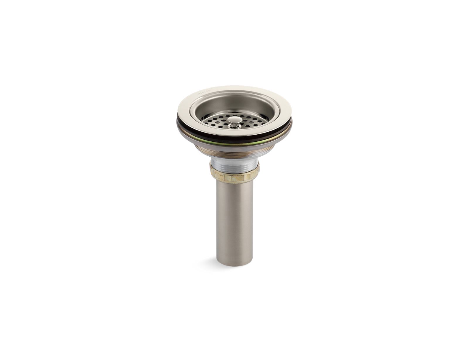 Duostrainer Sink drain and strainer with tailpiece