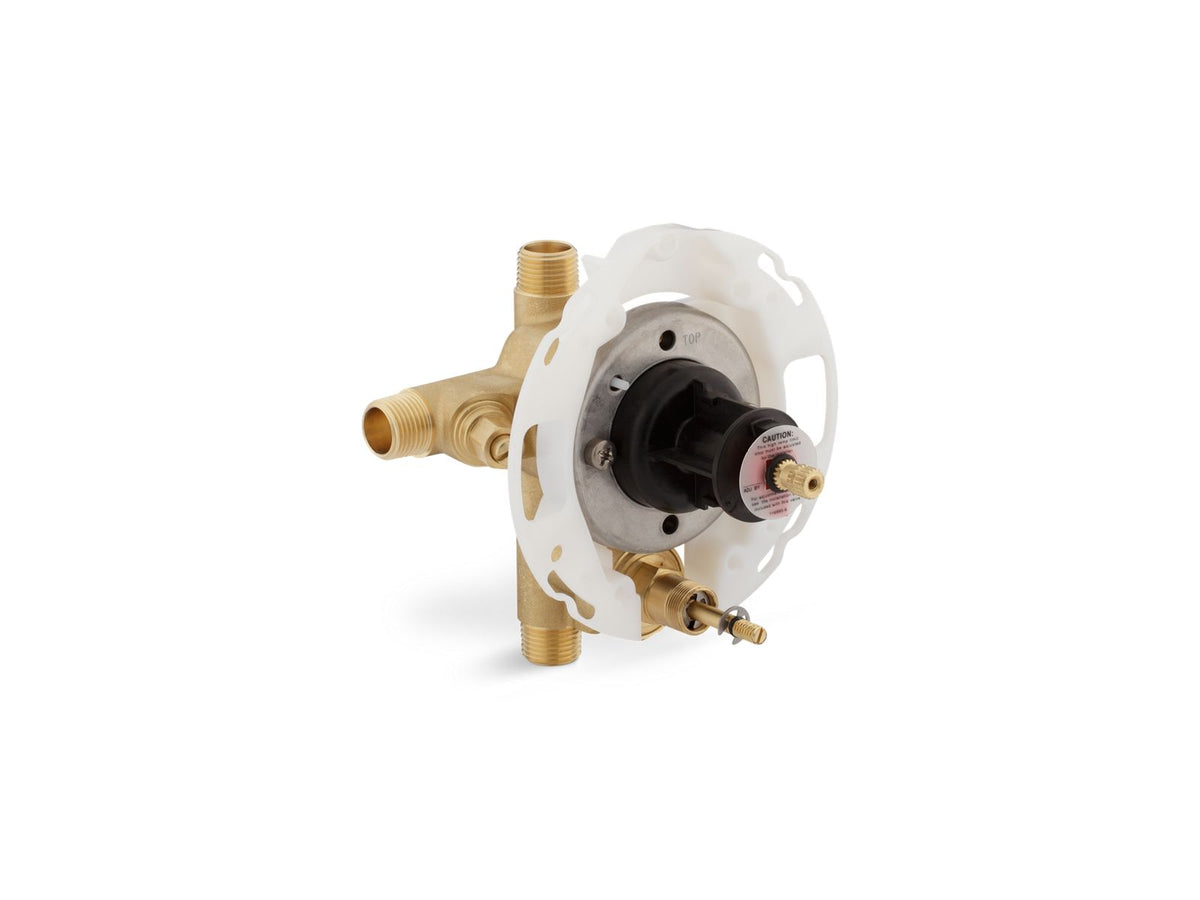 Kohler 11748-KS-NA Rite-Temp 1/2" pressure-balancing valve with push-button diverter and screwdriver stops