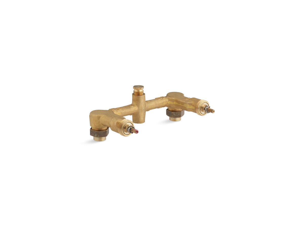 Kohler 302-K-NA Widespread 1/2" ceramic in-wall two-handle valve system with 8" centers