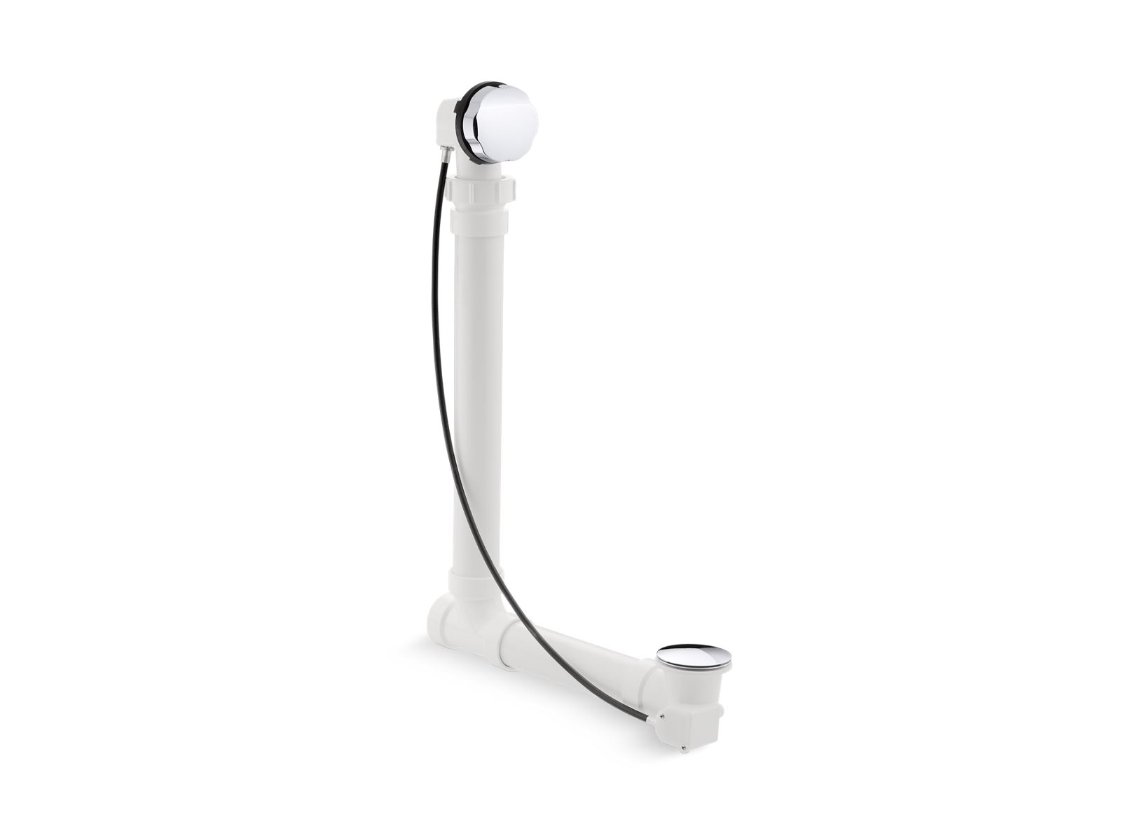 Kohler 7213-CP Clearflo Cable bath drain with PVC tubing