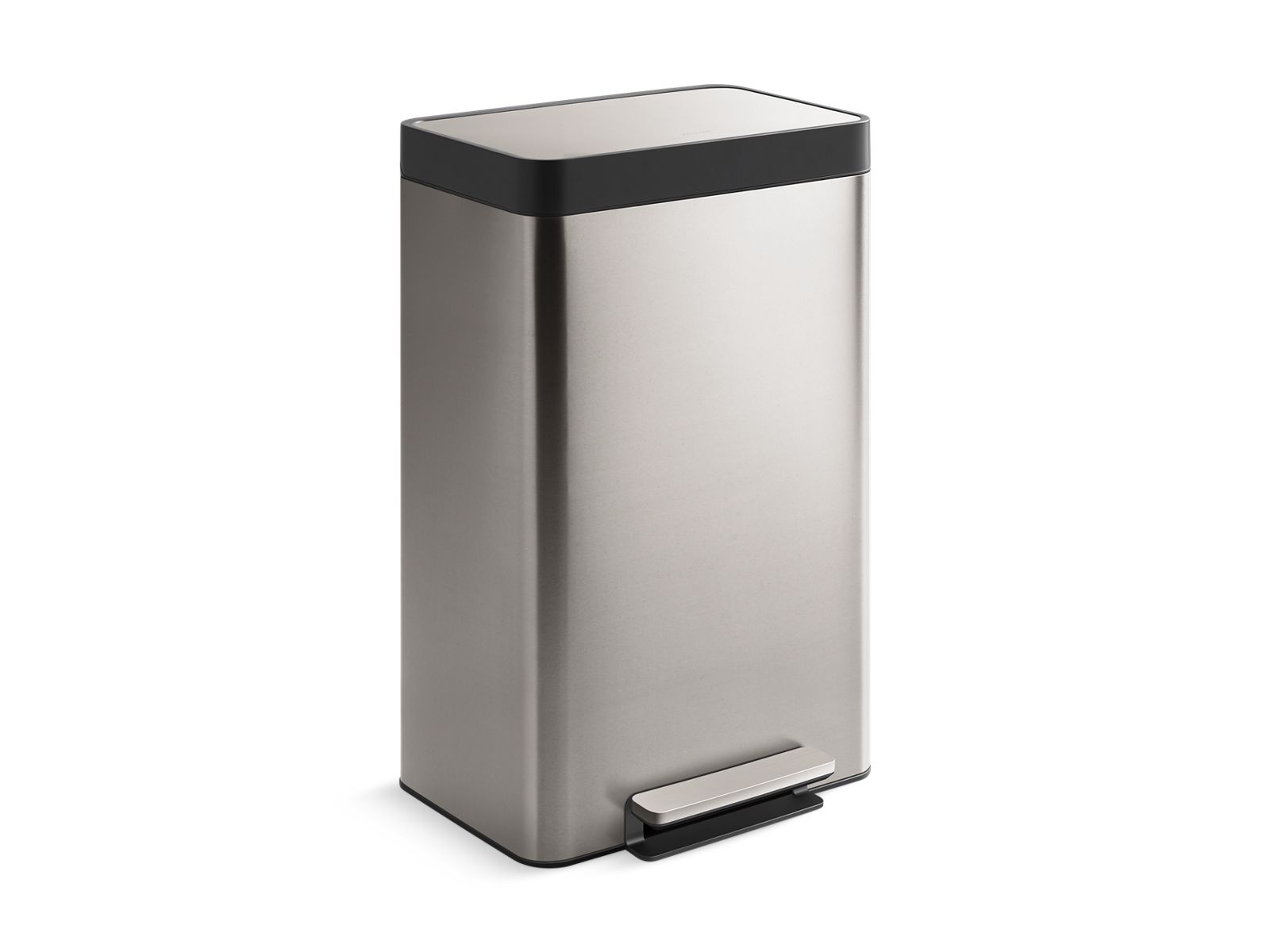 13-gallon stainless steel step trash can