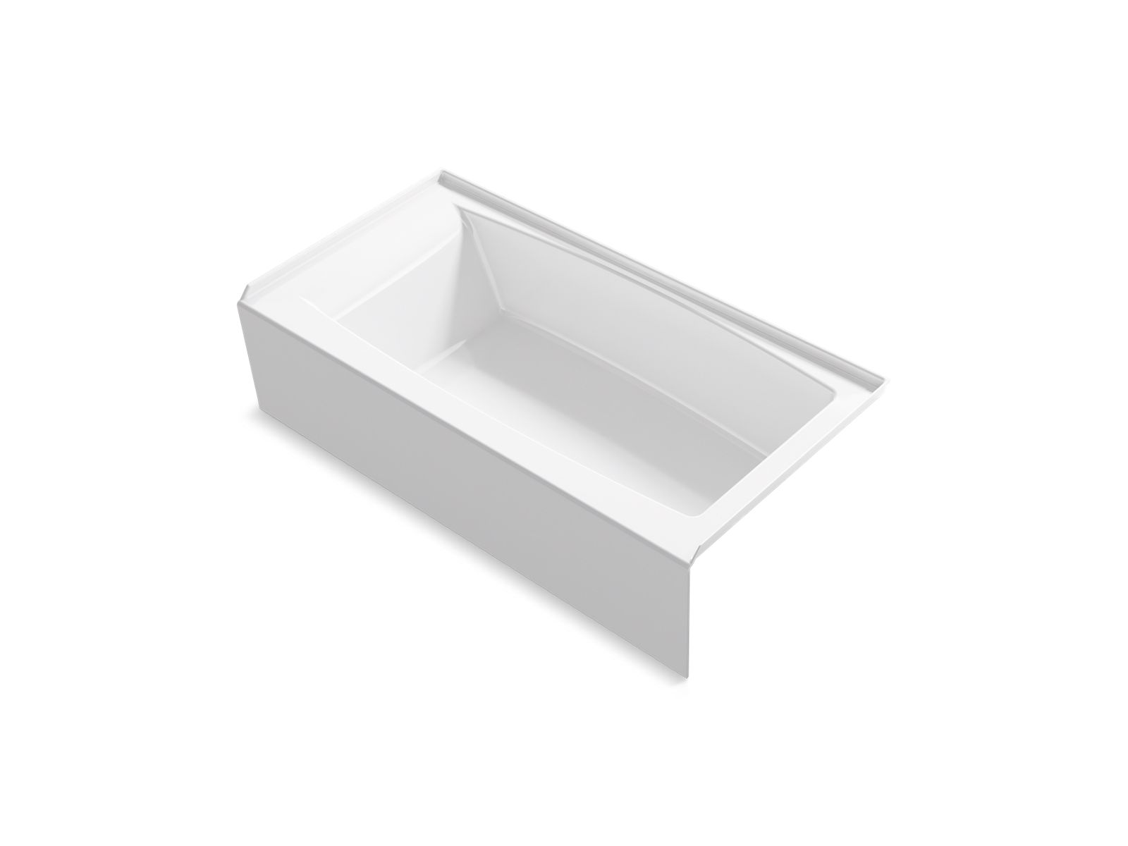 Entity 60" x 30" alcove bath right drain