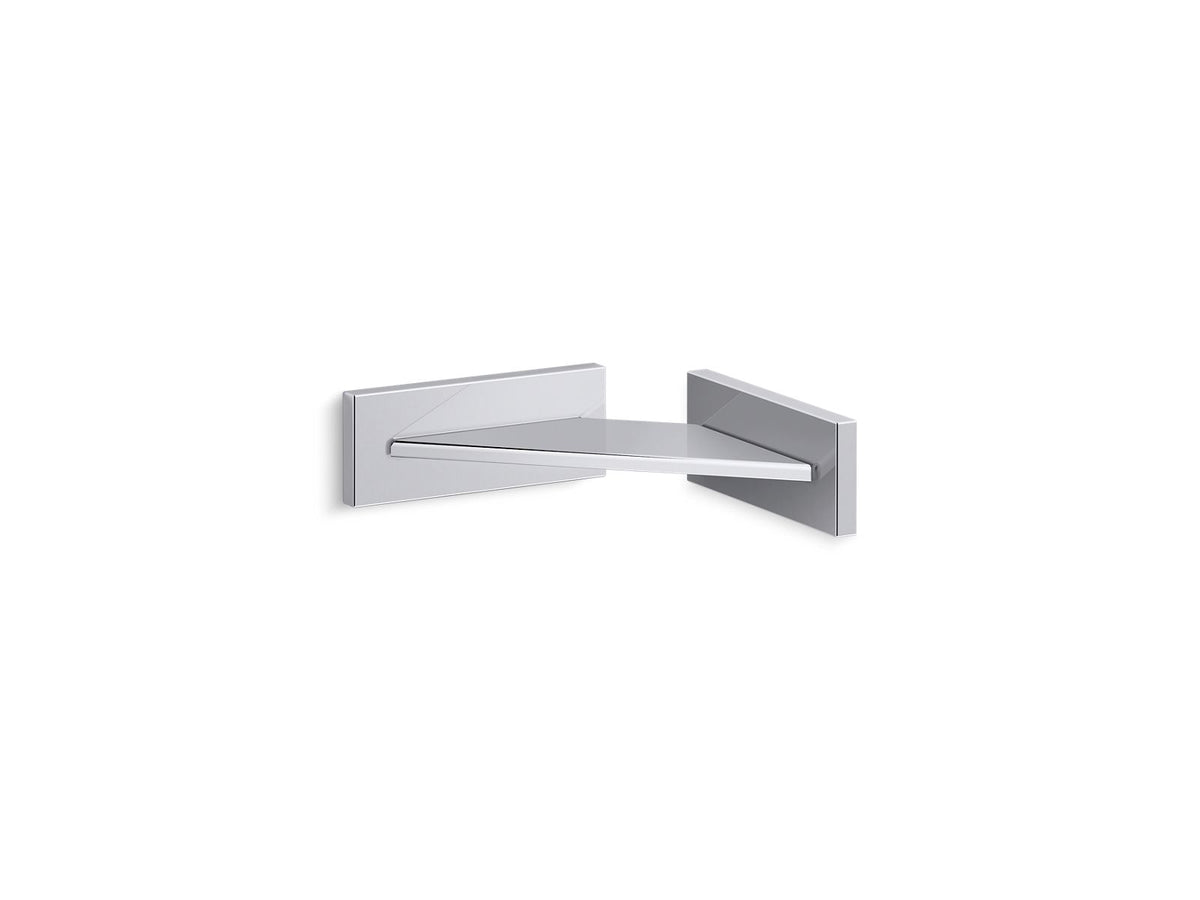 Kohler 23287-CP Square Foot Ledge, Chrome