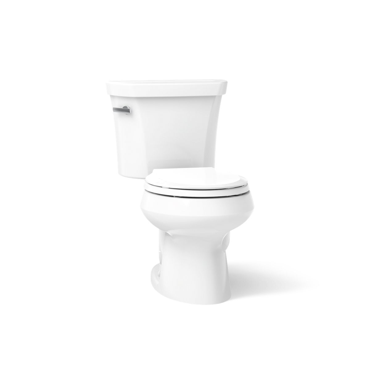 Wellworth Two-piece round-front toilet, 1.28 gpf