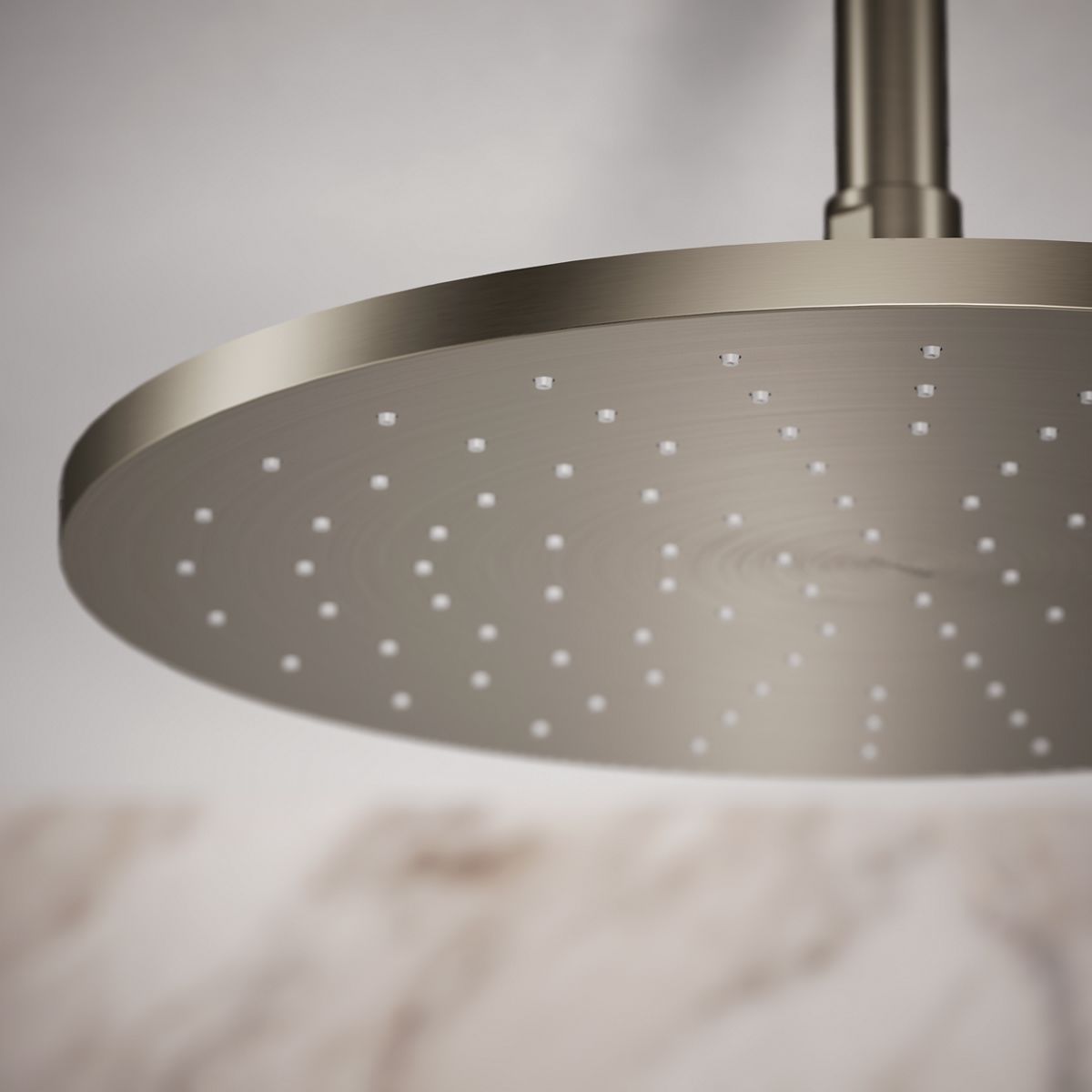 Kohler 13690-BN Contemporary Round 12" single-function rainhead, 2.5 gpm