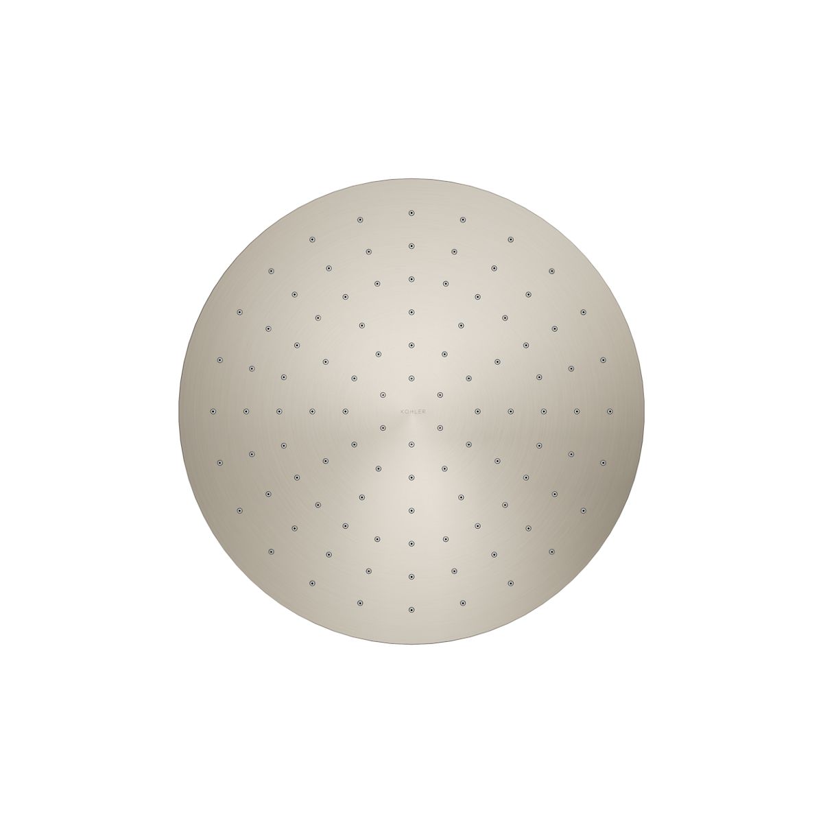 Kohler 13690-BN Contemporary Round 12" single-function rainhead, 2.5 gpm