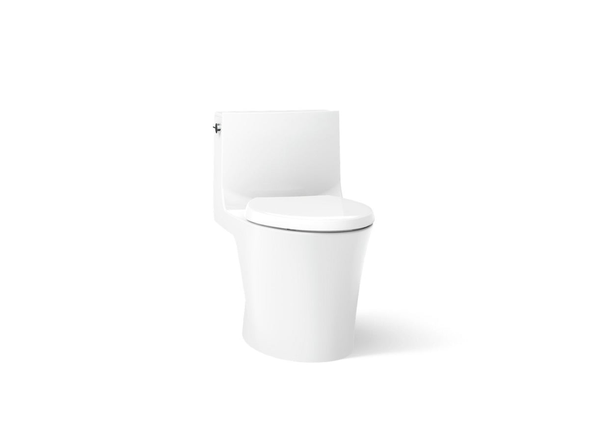Kohler 1381-0 Veil One-piece elongated toilet with skirted trapway, dual-flush