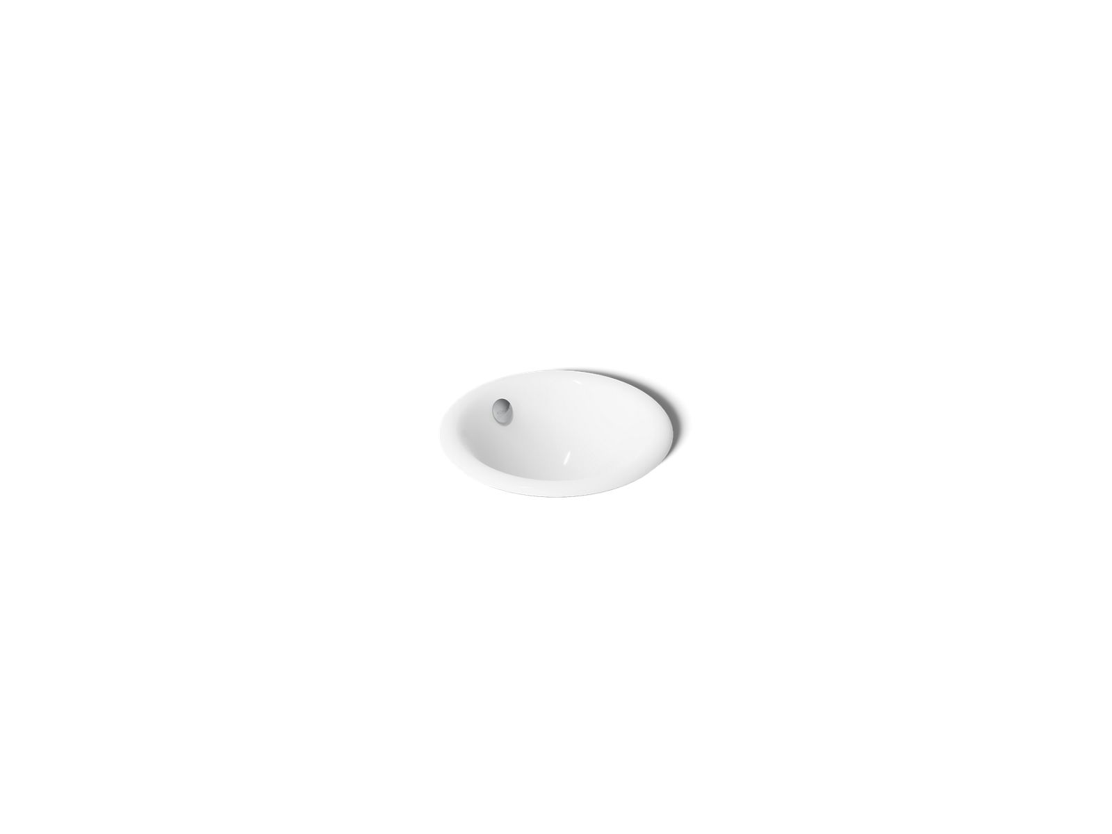 Kohler 20211-0 Iron Plains 12" round drop-in/undermount/vessel bathroom sink