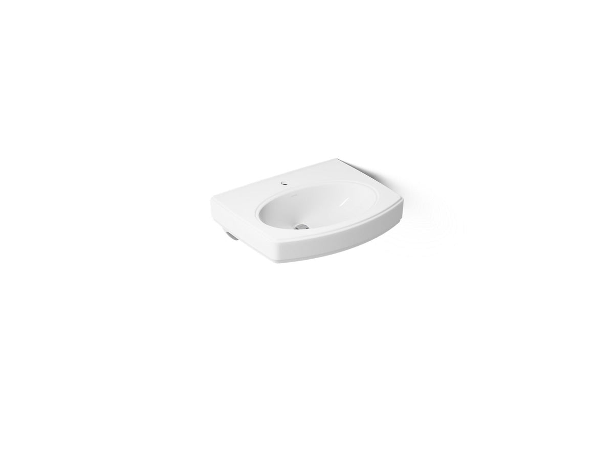 Kohler 2028-1-0 Pinoir 22" oval wall-mount bathroom sink