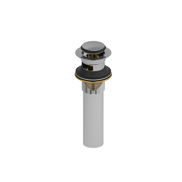 Riobel DB150C Drain 6-1/8" Push F/Lavatory W/Overflow Chrome