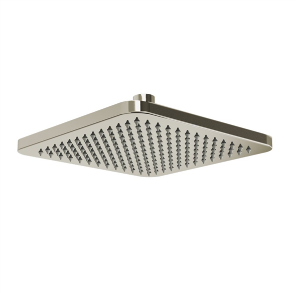 Riobel Salome 478PN Showerhead 8" Square Swivel 2.00 GPM Nickel
