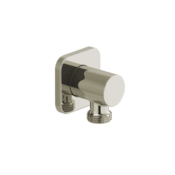 Riobel Salome 772PN Elbow 1-3/4" 1/2" Square Supply Adjustable Depth FNPT-MNPT F/Hand Shower Nickel