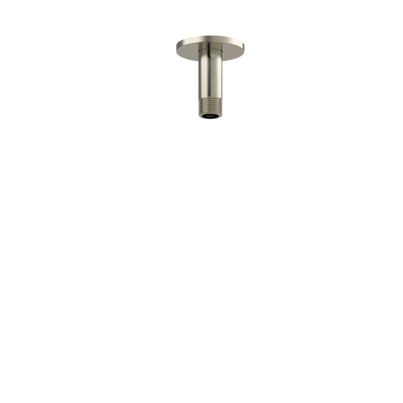 Riobel 509BN Shower Arm 3" 3" Round VERT W/FLG Nickel