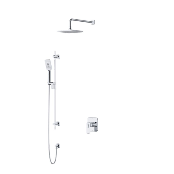 Riobel Equinox TKIT#323EQC Shower Trim Kit T&P W/2-Lever Chrome