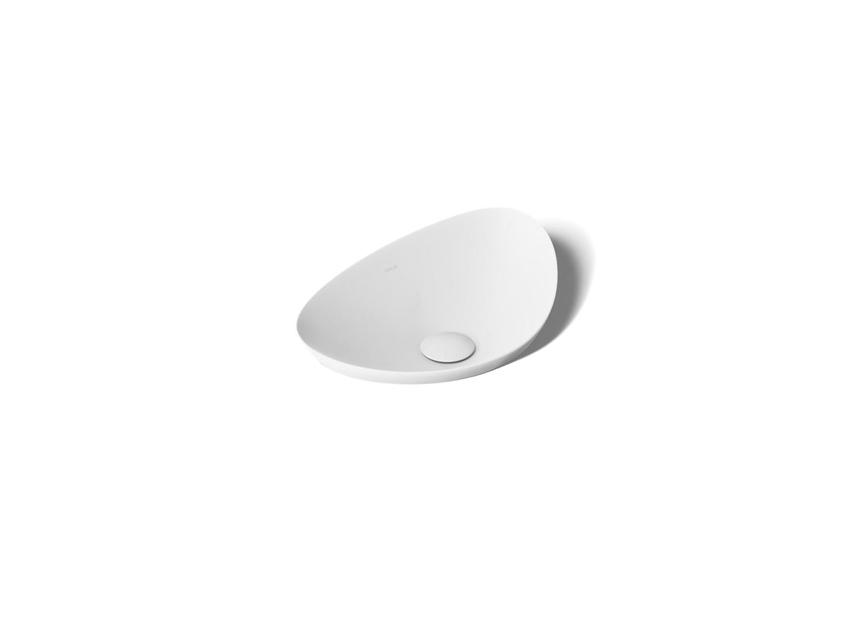 Kohler 20704-N-0 Veil 21" oval vessel bathroom sink, no overflow