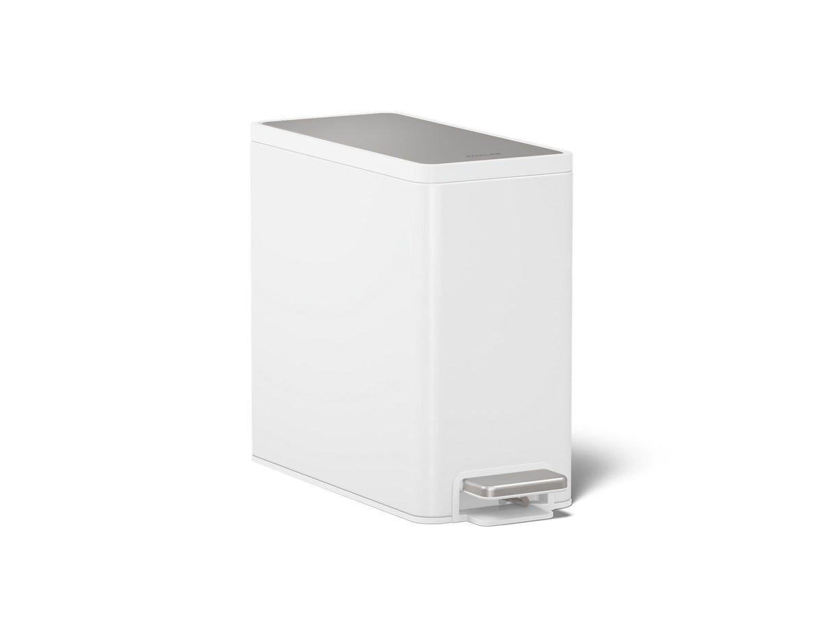 Kohler 20957-STW 2.5-gallon slim step trash can