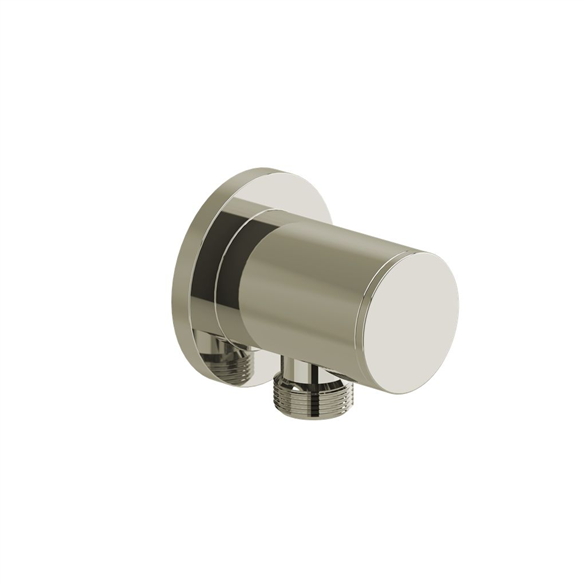 Riobel 775PN Elbow 2-1/4" 1/2" Round Supply Adjustable Depth FNPT-MNPT F/Hand Shower Nickel