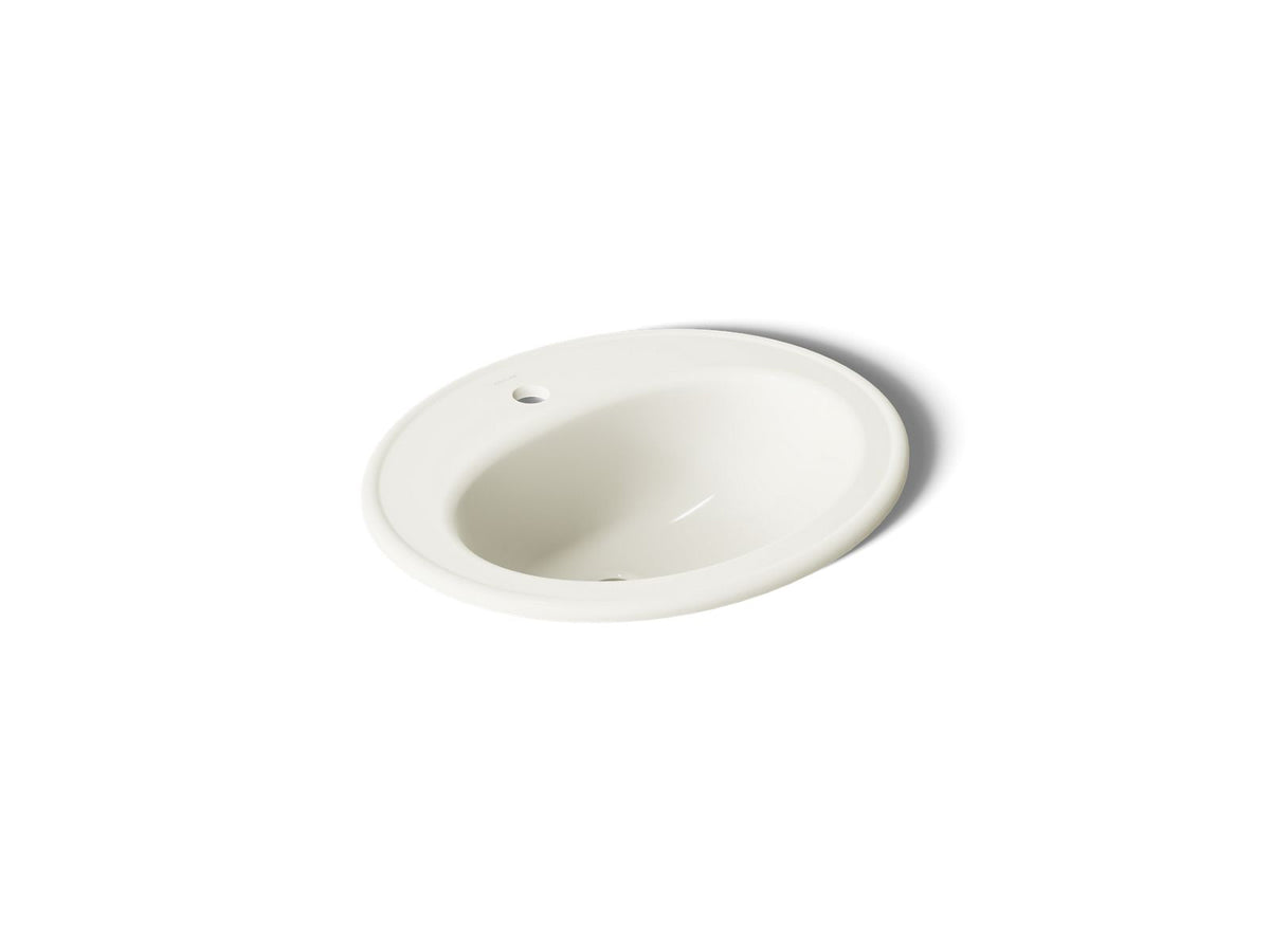 Kohler 2196-1-96 Pennington 20-1/4" oval drop-in bathroom sink