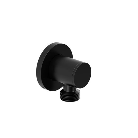 Riobel 710BK Elbow 1-3/4" 1/2" Round Supply Adjustable FNPT-MNPT F/Hand Shower Black