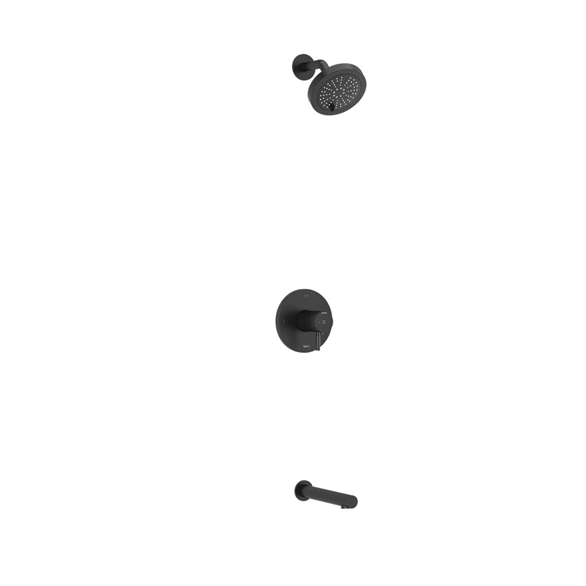 Riobel Riu KIT4744RUTMBK Bathtub & Shower System T&P Black