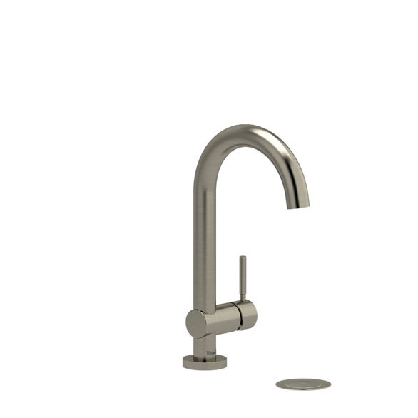 Riobel Riu RU01BN Lavatory Faucet 6-1/2" Deck-Mount 1H 1.20 GPM W/1-Lever Push Nickel