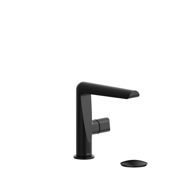 Riobel Parabola PBS01BK Lavatory Faucet 6" Deck-Mount 1H 1.20 GPM W/1-Lever Push Black