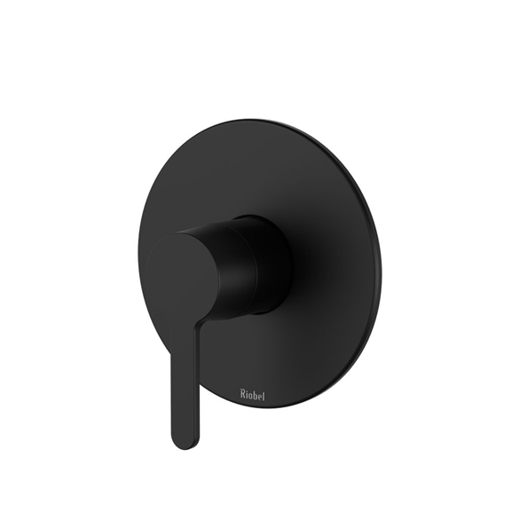 Riobel Nibi TNB51BK Valve Trim 1/2" Pressure Balance W/1-Lever Black