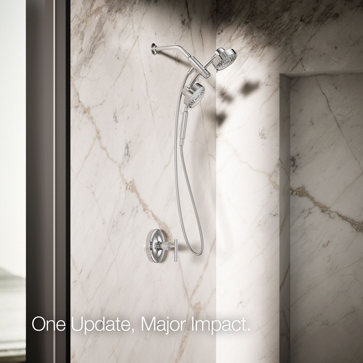 Purist 2-in-1 multifunction 2.5 gpm shower combo kit