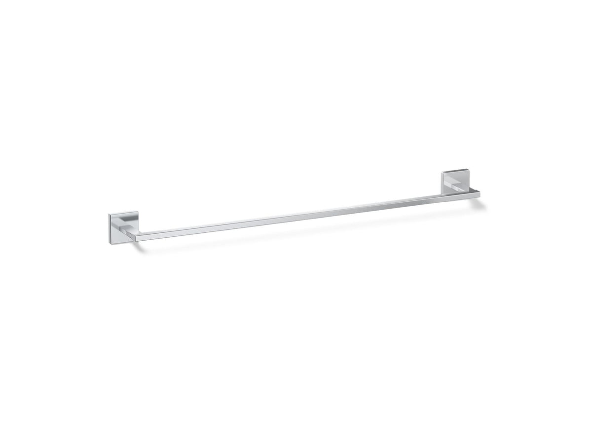 Kohler 23285-CP Square 24" Towel Bar, Chrome