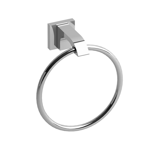 Riobel Zendo ZO7C Towel Ring 6" Round Chrome
