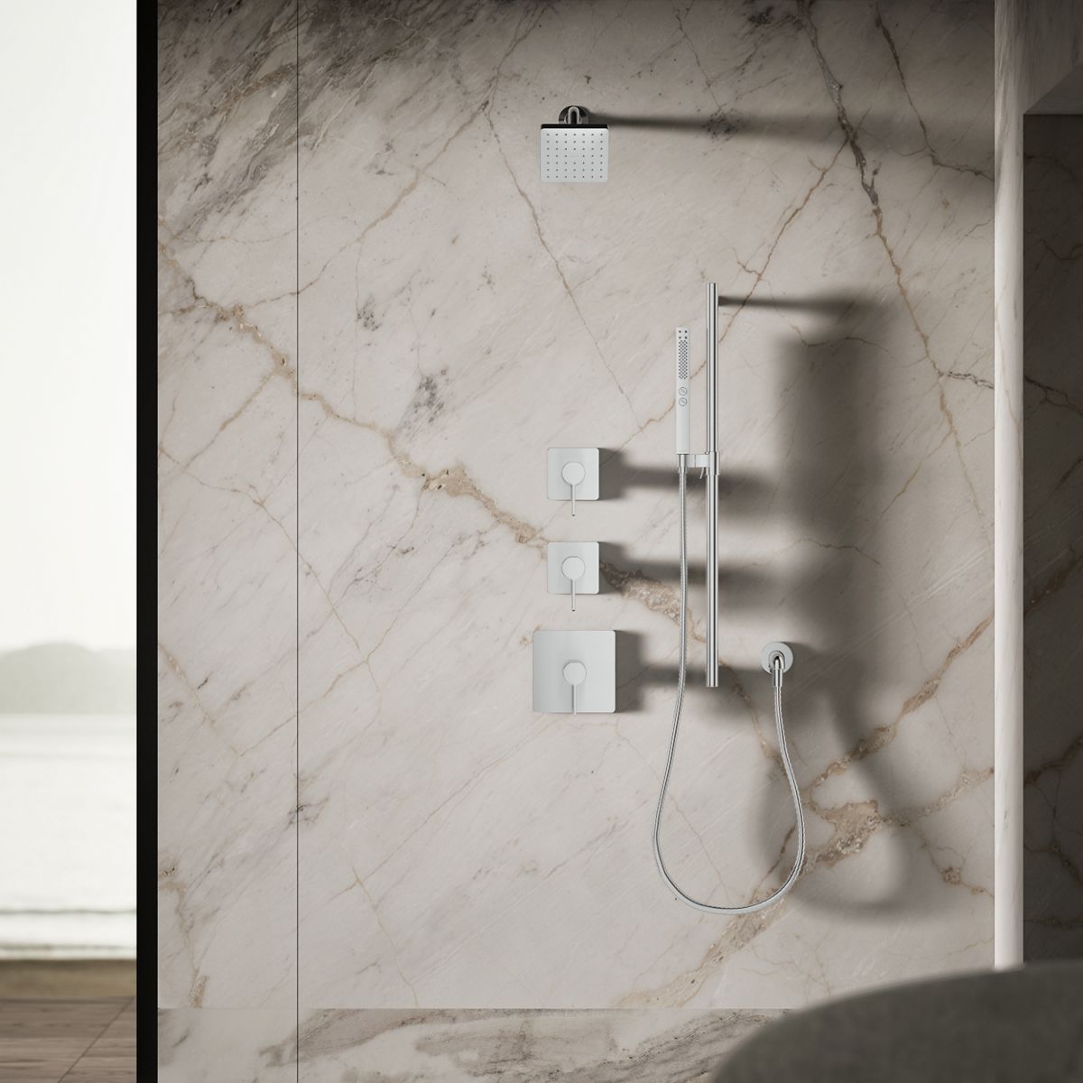 Parallel Single-function showerhead, 2.5 gpm