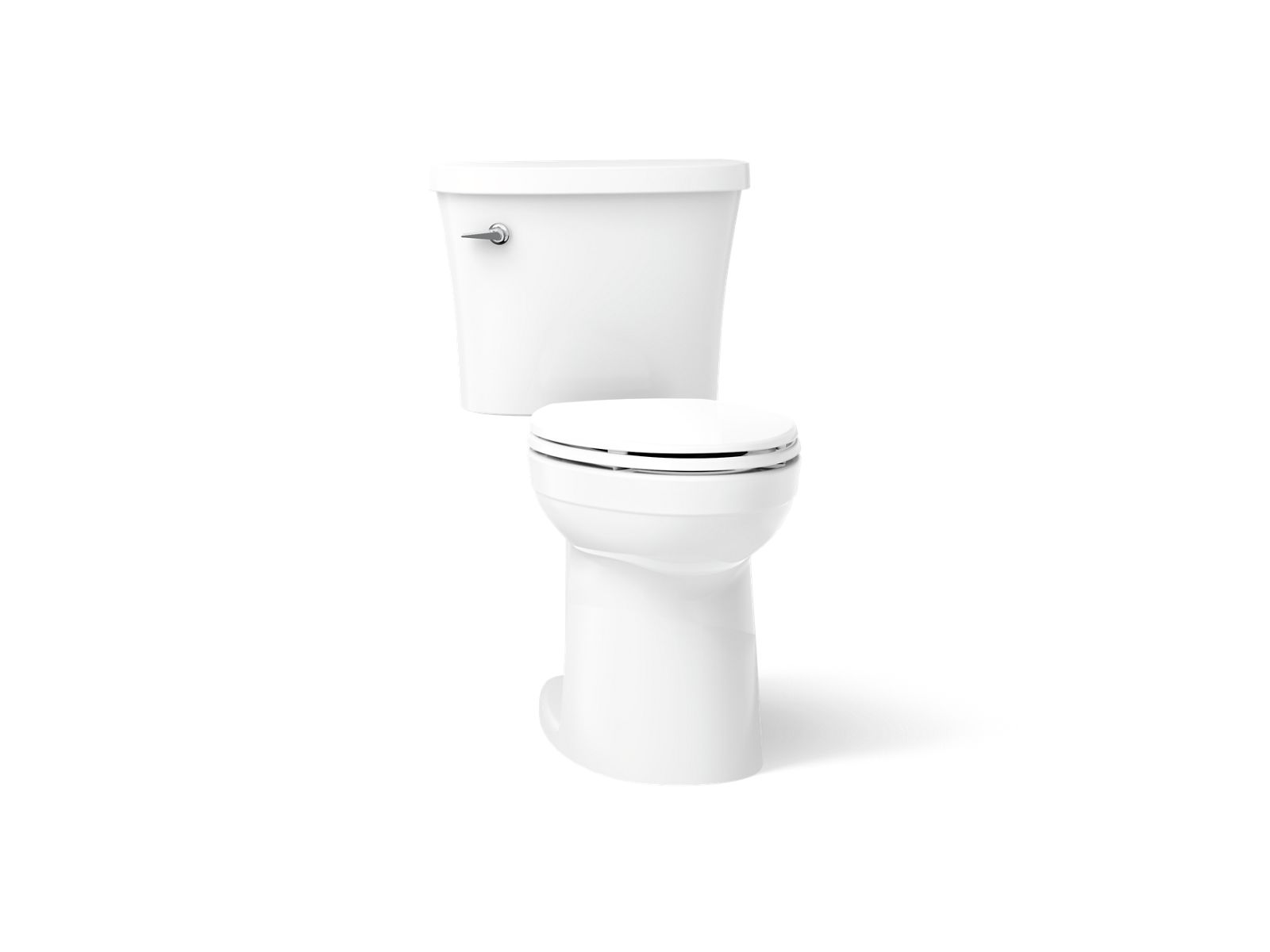 Kohler 25077-T-0 Kingston Two-piece elongated toilet, 1.28 gpf
