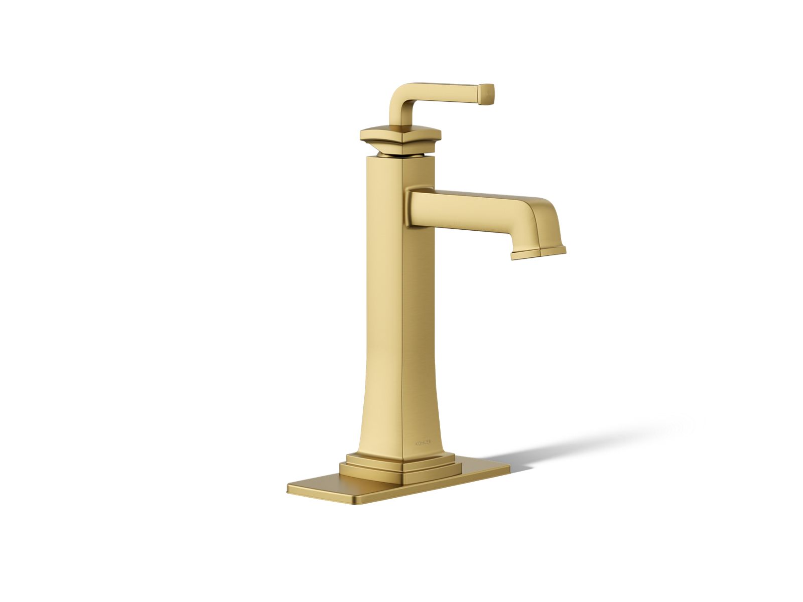 Kohler 26430-4-2MB Riff Tall single-handle bathroom sink faucet, 1.2 gpm