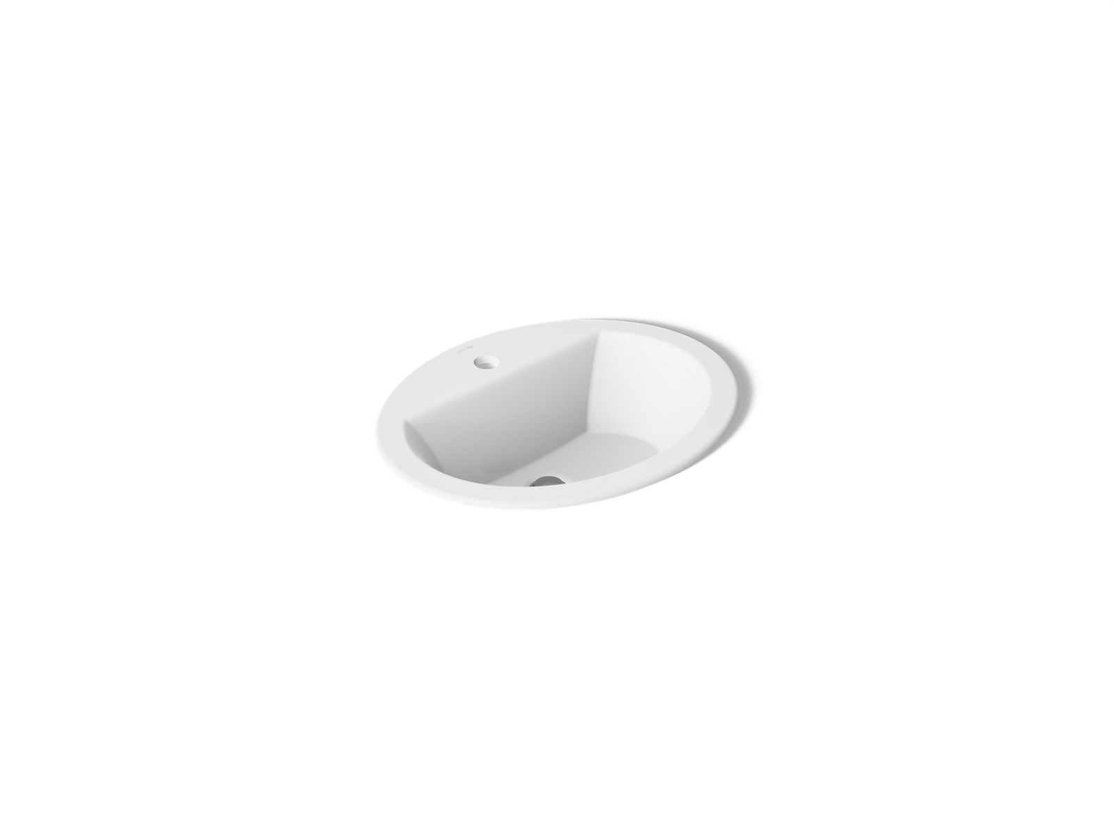 Kohler 2699-1-0 Bryant 20-1/4" oval drop-in bathroom sink