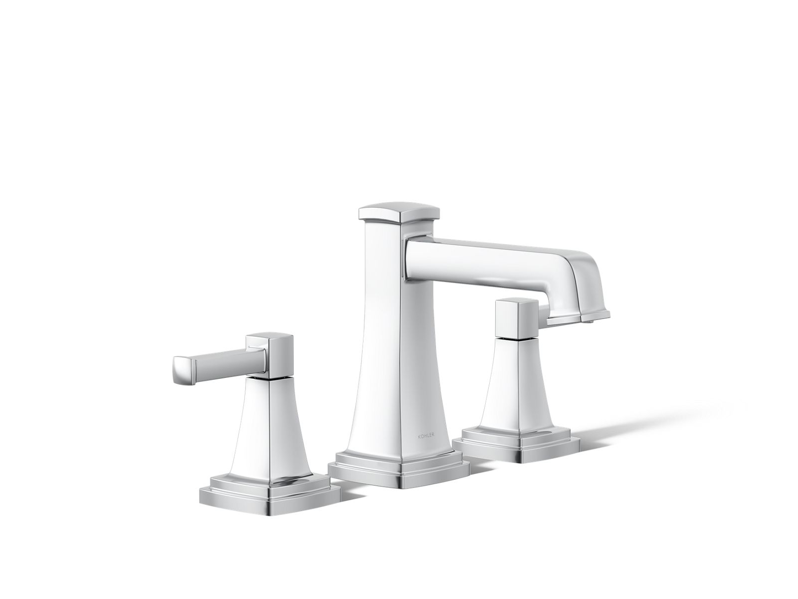 Kohler 27399-4-CP Riff Widespread bathroom sink faucet, 1.2 gpm