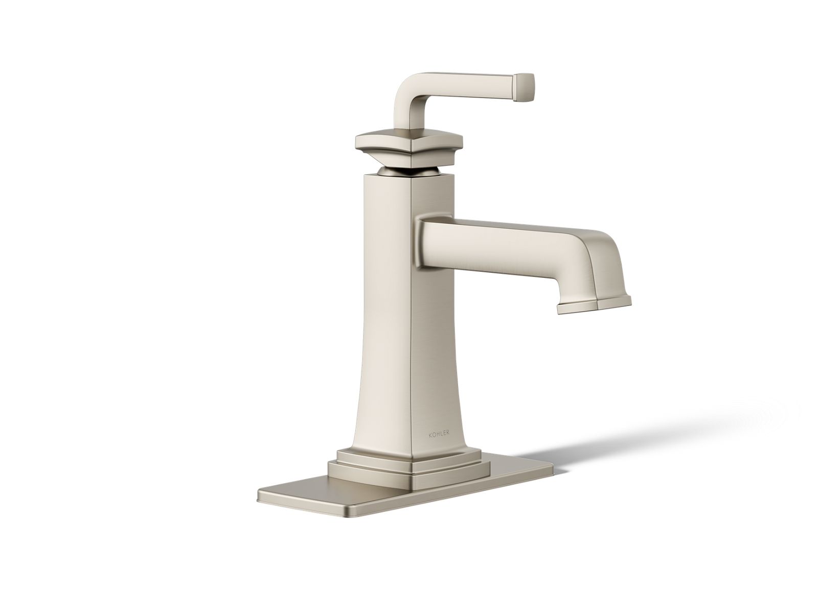 Kohler 27400-4-BN Riff Single-handle bathroom sink faucet, 1.2 gpm