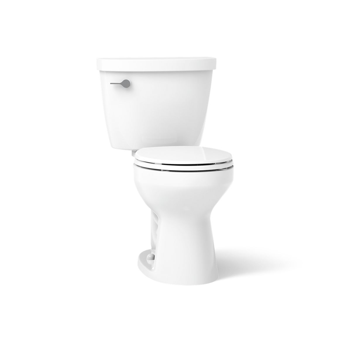 Cimarron Two-piece round-front toilet, 1.28 gpf