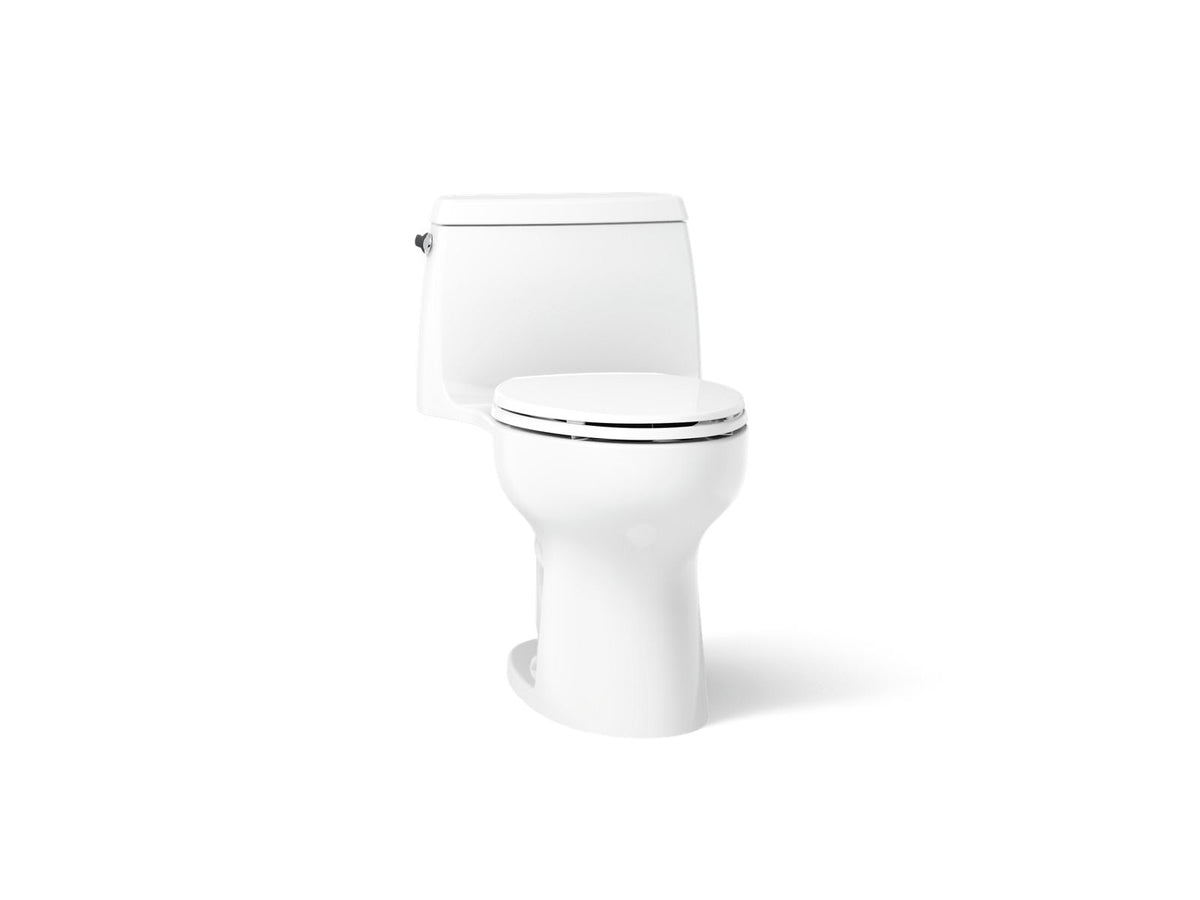 Kohler 30810-0 Santa Rosa One-piece compact elongated toilet, 1.28 gpf