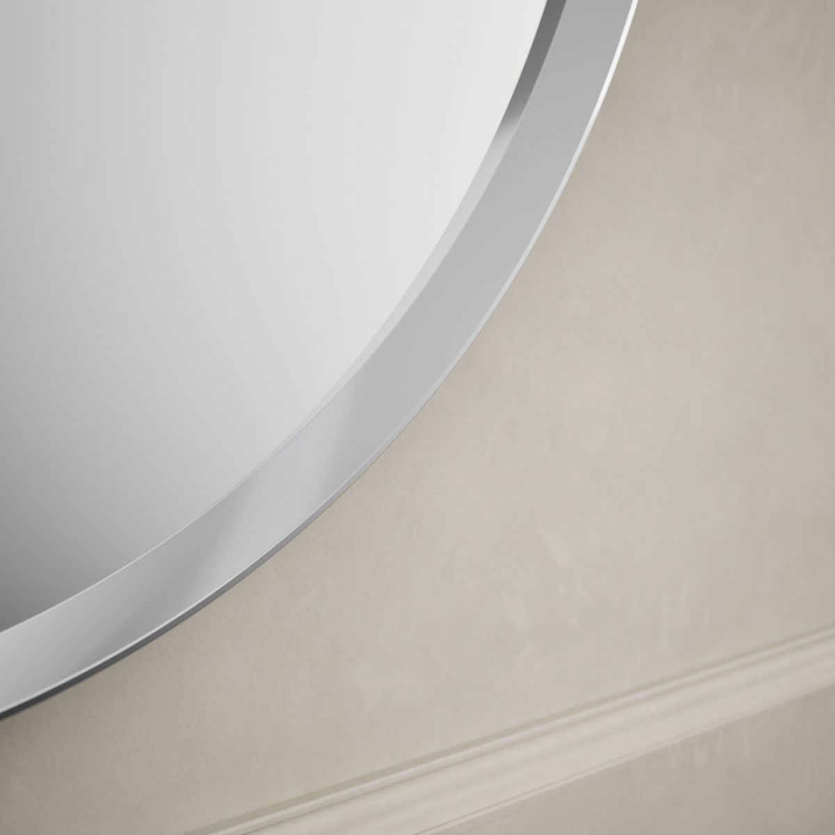 Kohler 31367-CPL Essential 22" round framed mirror