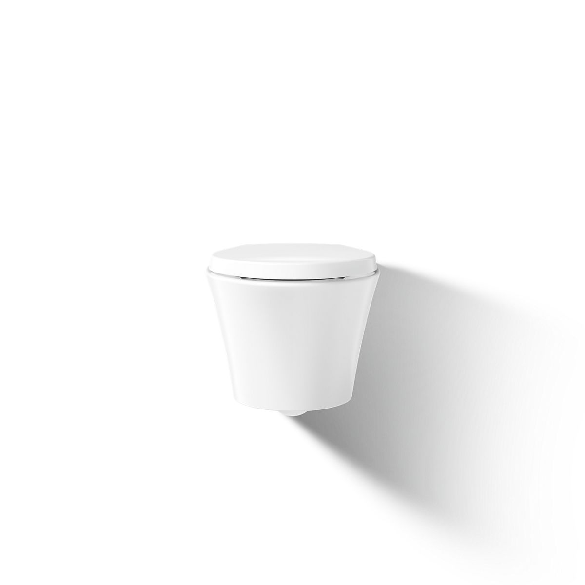 Kohler 31539-0 Veil Wall-hung compact elongated toilet, dual-flush