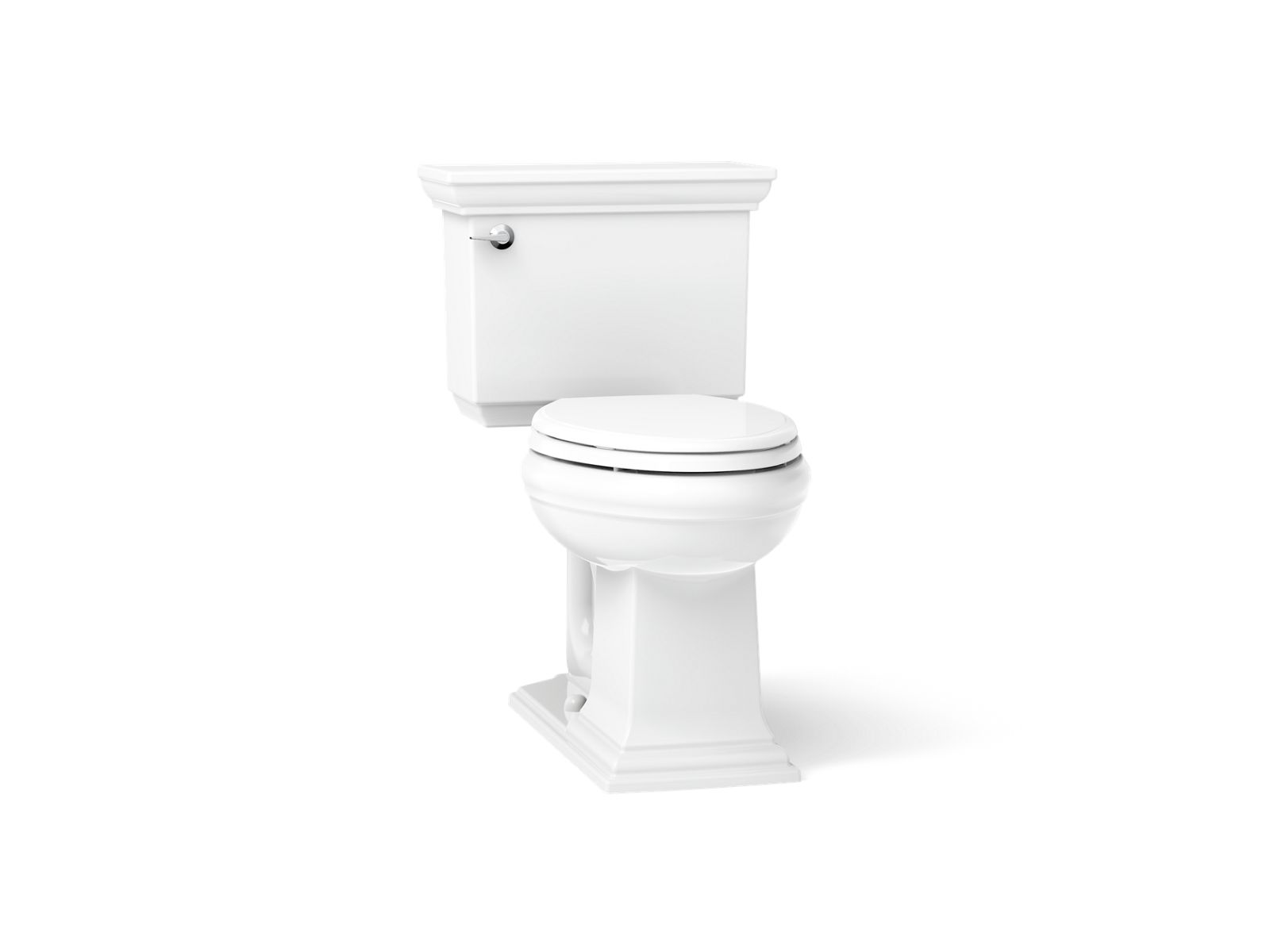 Kohler 3817-0 Memoirs Stately Two-piece elongated toilet, 1.28 gpf