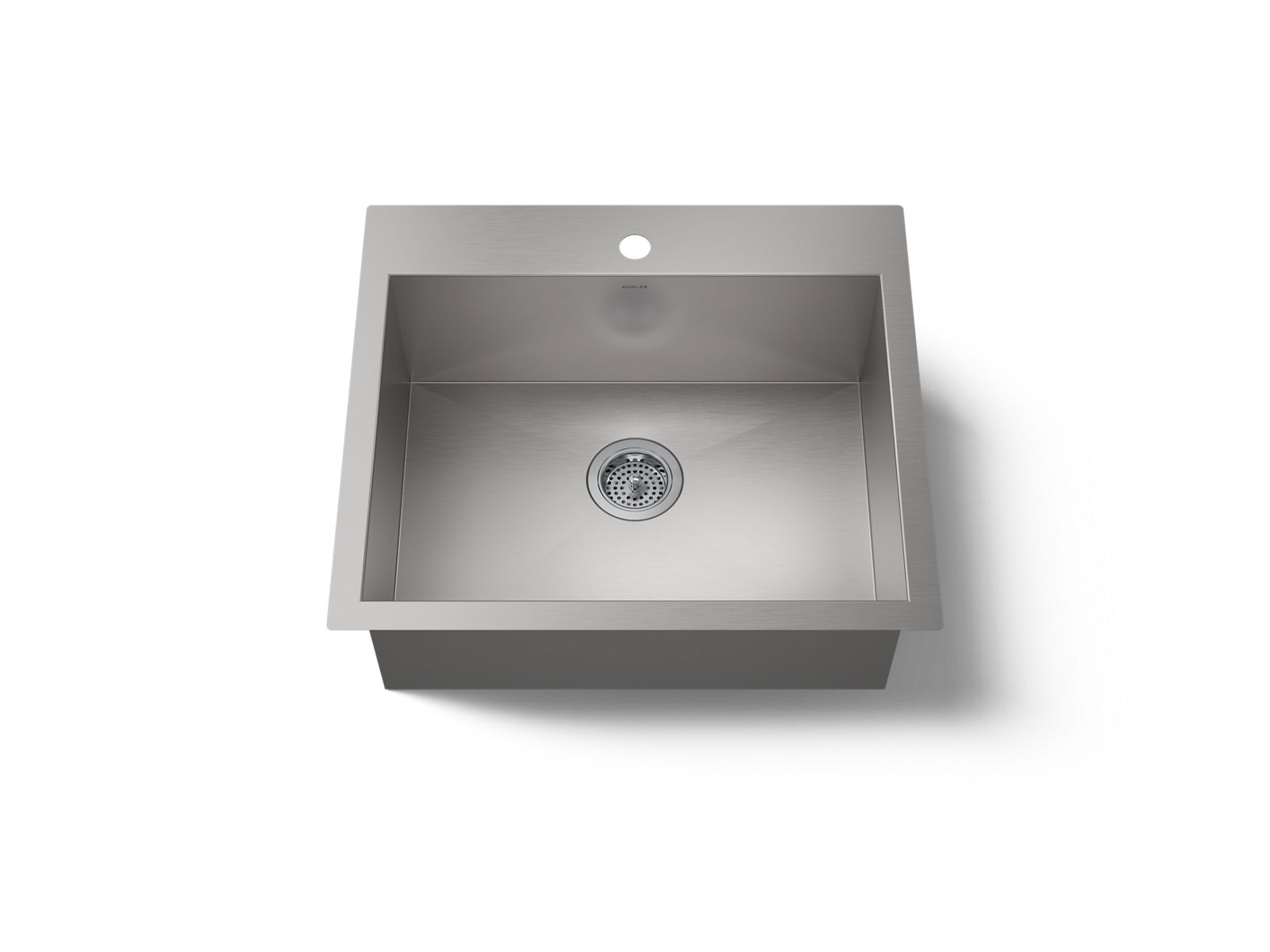 Kohler 3822-1-NA Vault 25" top-/undermount single-bowl kitchen sink