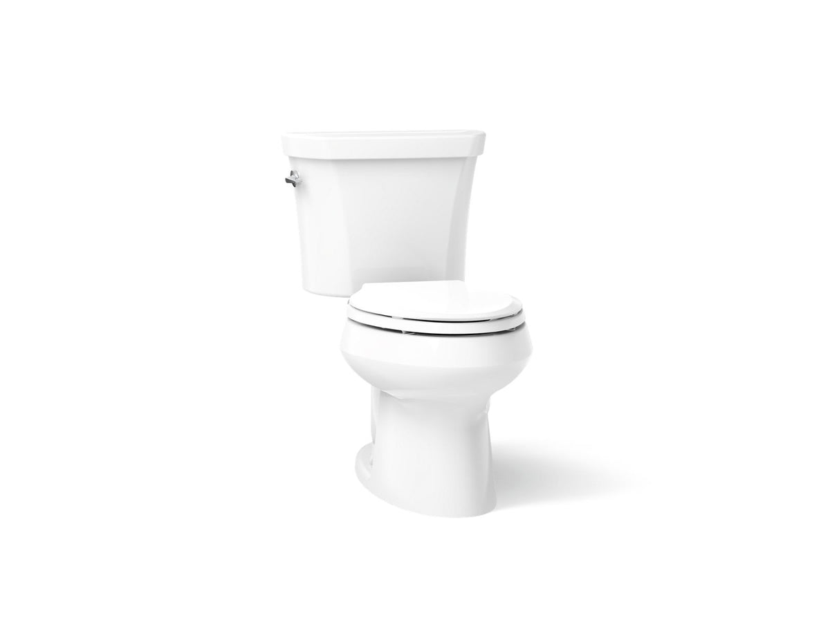 Kohler 3988-0 Wellworth Two-piece elongated toilet, dual-flush