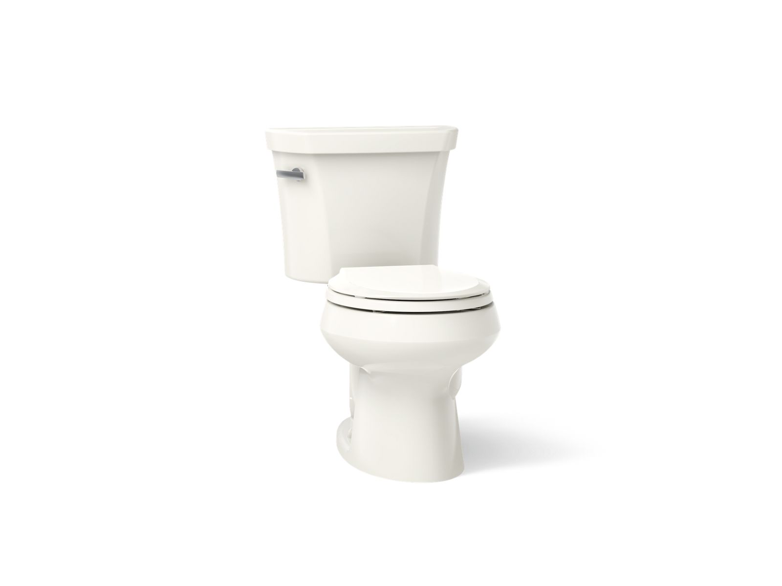 Kohler 3997-96 Wellworth Two-piece round-front toilet, 1.28 gpf