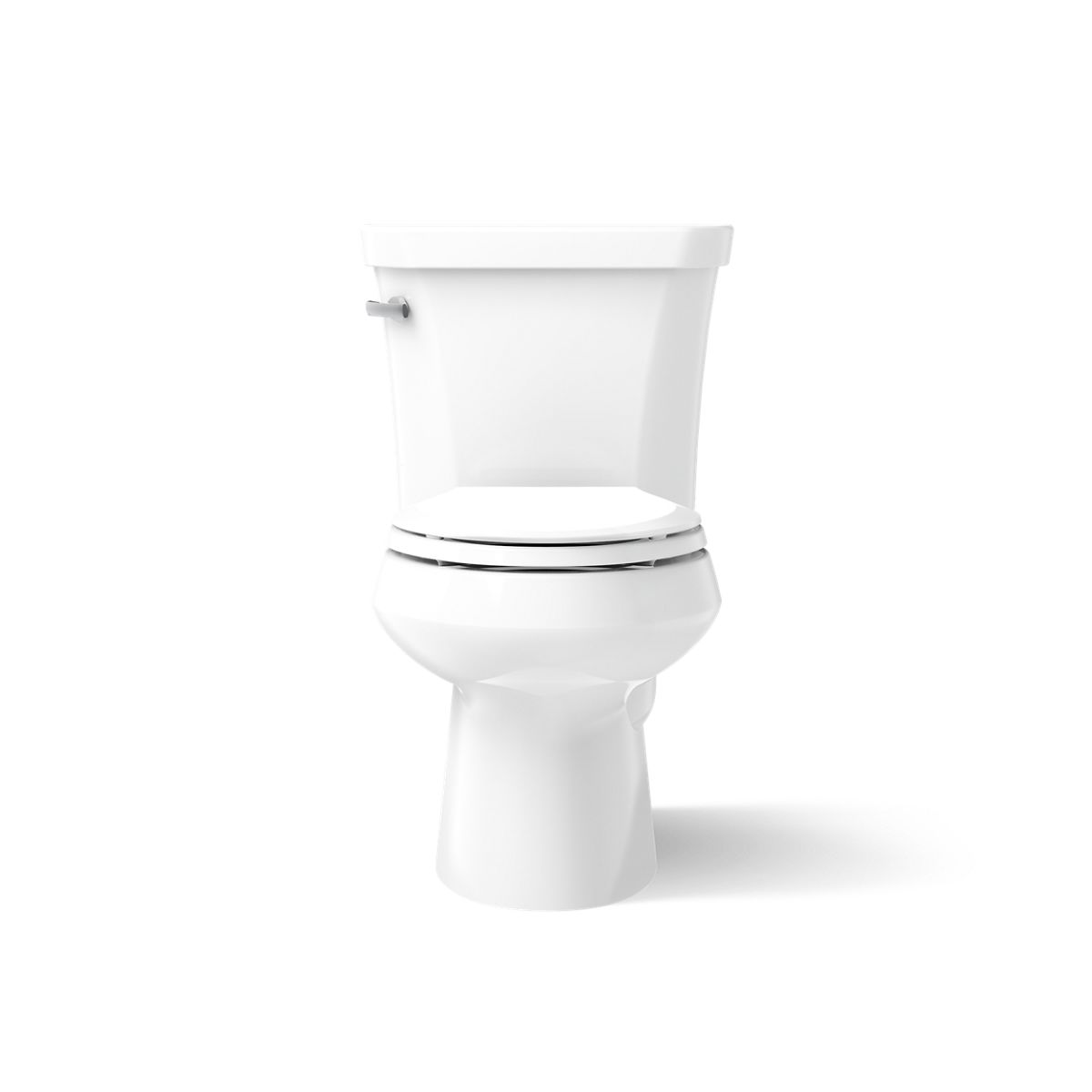 Kohler 3998-U-0 Wellworth Two-piece elongated toilet, 1.28 gpf