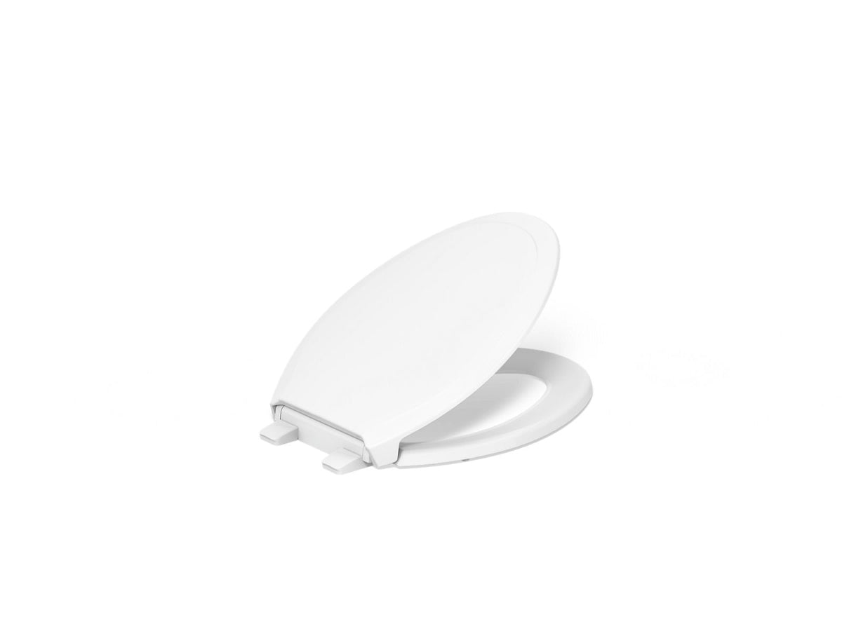 Kohler 4734-RL-0 Rutledge ReadyLatch Quiet-Close elongated toilet seat
