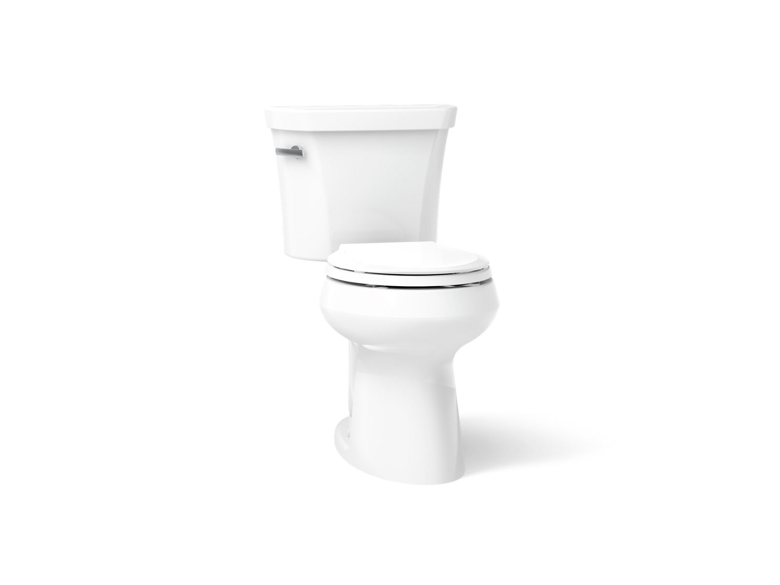 Kohler 5481-0 Highline Two-piece round-front toilet, 1.28 gpf