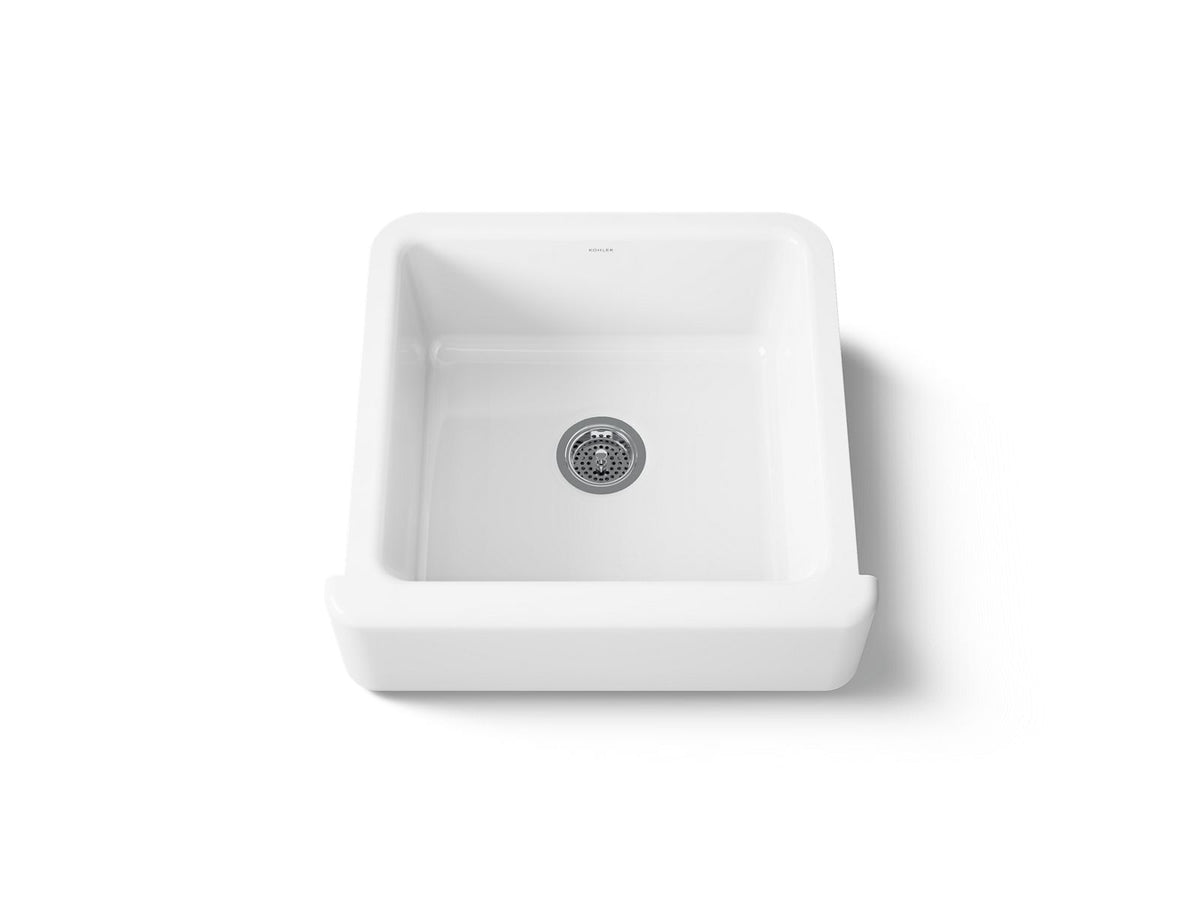 Kohler 5665-0 Whitehaven 23-1/2" undermount single-bowl farmhouse kitchen sink