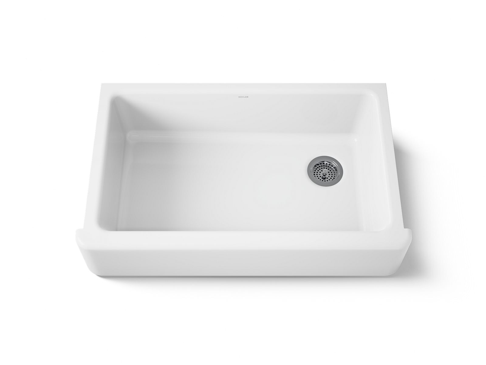 Kohler 6489-0 Whitehaven 35-3/4" undermount single-bowl farmhouse kitchen sink