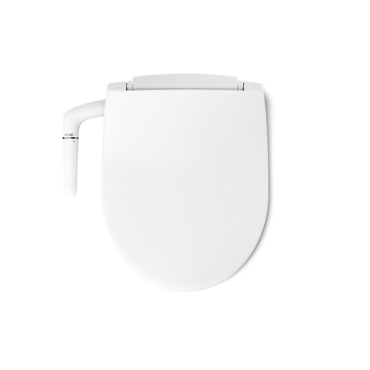 PureWash M250 Quiet-Close round-front toilet seat with antimicrobial agent